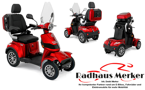Rolektro E-Quad 25 V.2 Premium, Rot
