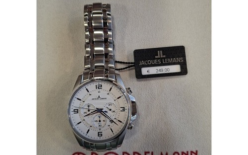 Jacoues Lemans Chronograph 1-1799G Metall Uhr Herren